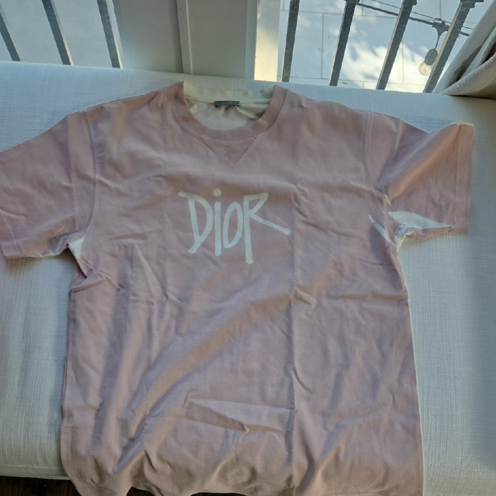 Dior Men's Pink T-Shirt